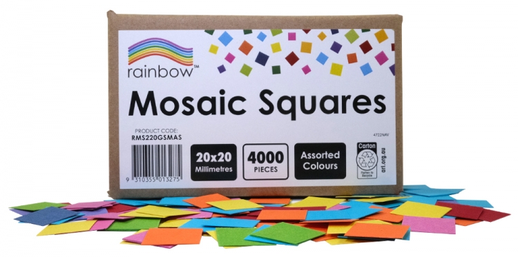 Introducing Rainbow Mosaic Squares