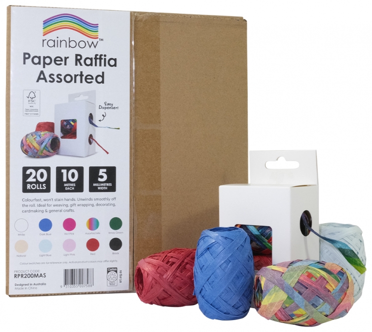 Introducing FSC® Mix Rainbow Paper Raffia